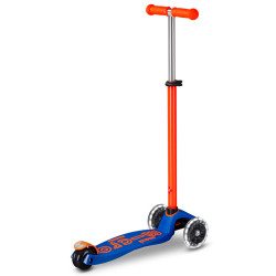 Trotineta Micro Maxi Deluxe Neon LED (Blaze Orange) Thumb