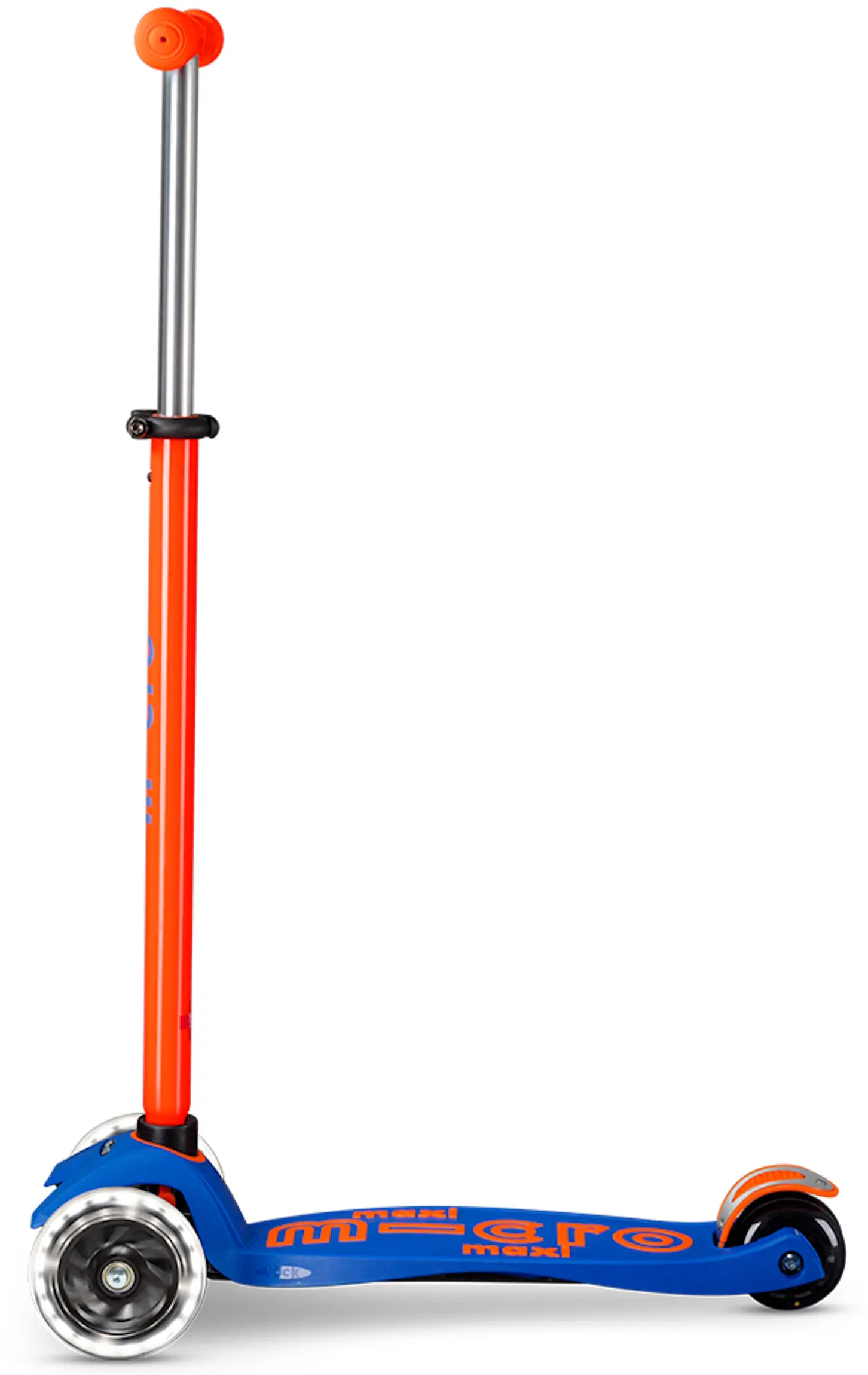Trotineta Micro Maxi Deluxe Neon LED (Blaze Orange) - 3