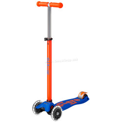 Trotineta Micro Maxi Deluxe Neon LED (Blaze Orange)