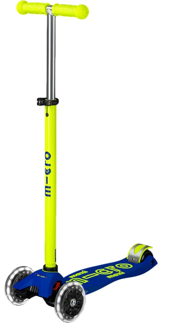 Trotineta Micro Maxi Deluxe Neon LED (Canary Yellow)