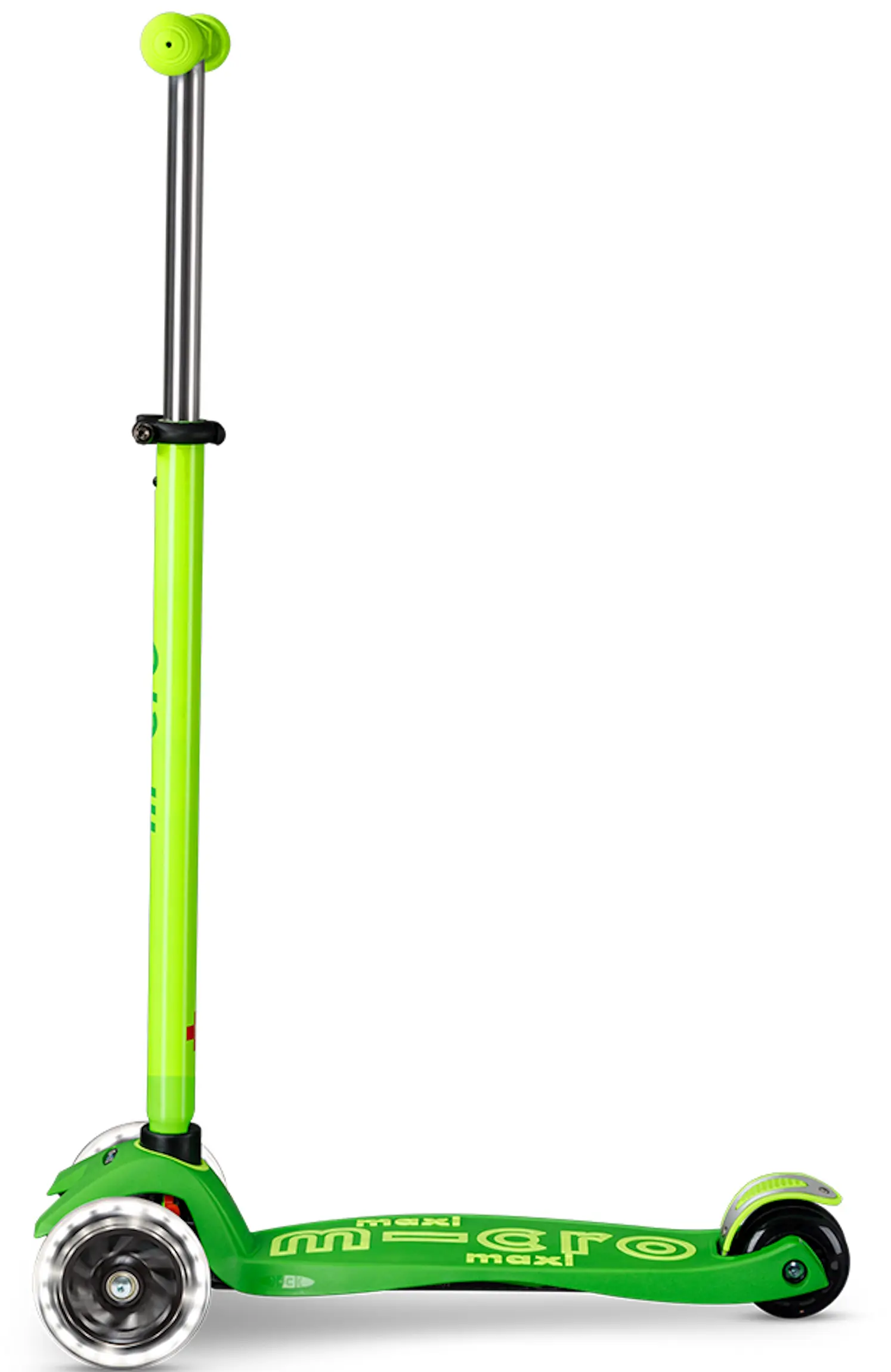 Trotineta Micro Maxi Deluxe Neon LED (Parrot Green) - 2