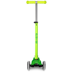 Trotineta Micro Maxi Deluxe Neon LED (Parrot Green) Thumb