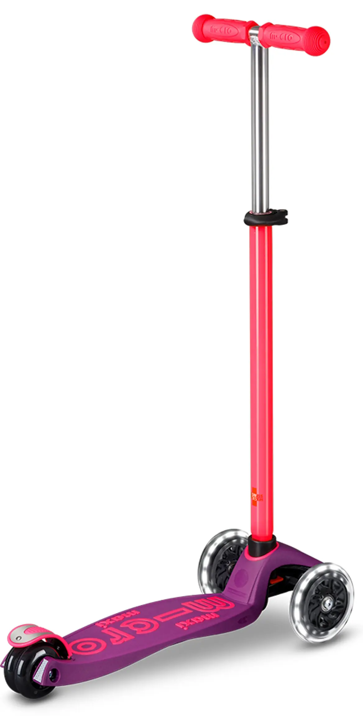Trotineta Micro Maxi Deluxe Neon LED (Ultra Pink) - 2
