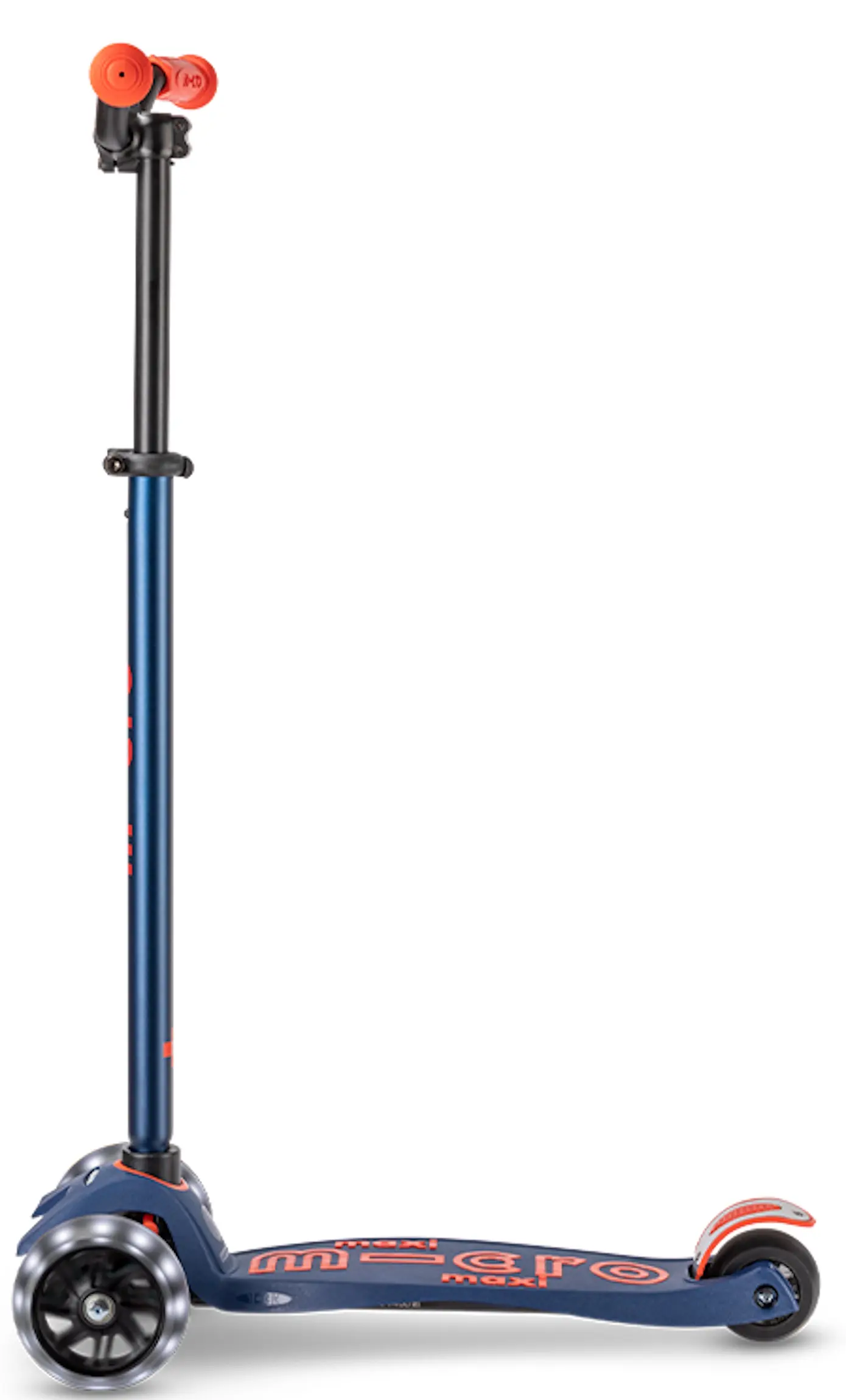 Trotineta Micro Maxi Deluxe Pro LED (Navy Red) - 2