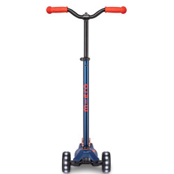 Trotineta Micro Maxi Deluxe Pro LED (Navy Red) Thumb