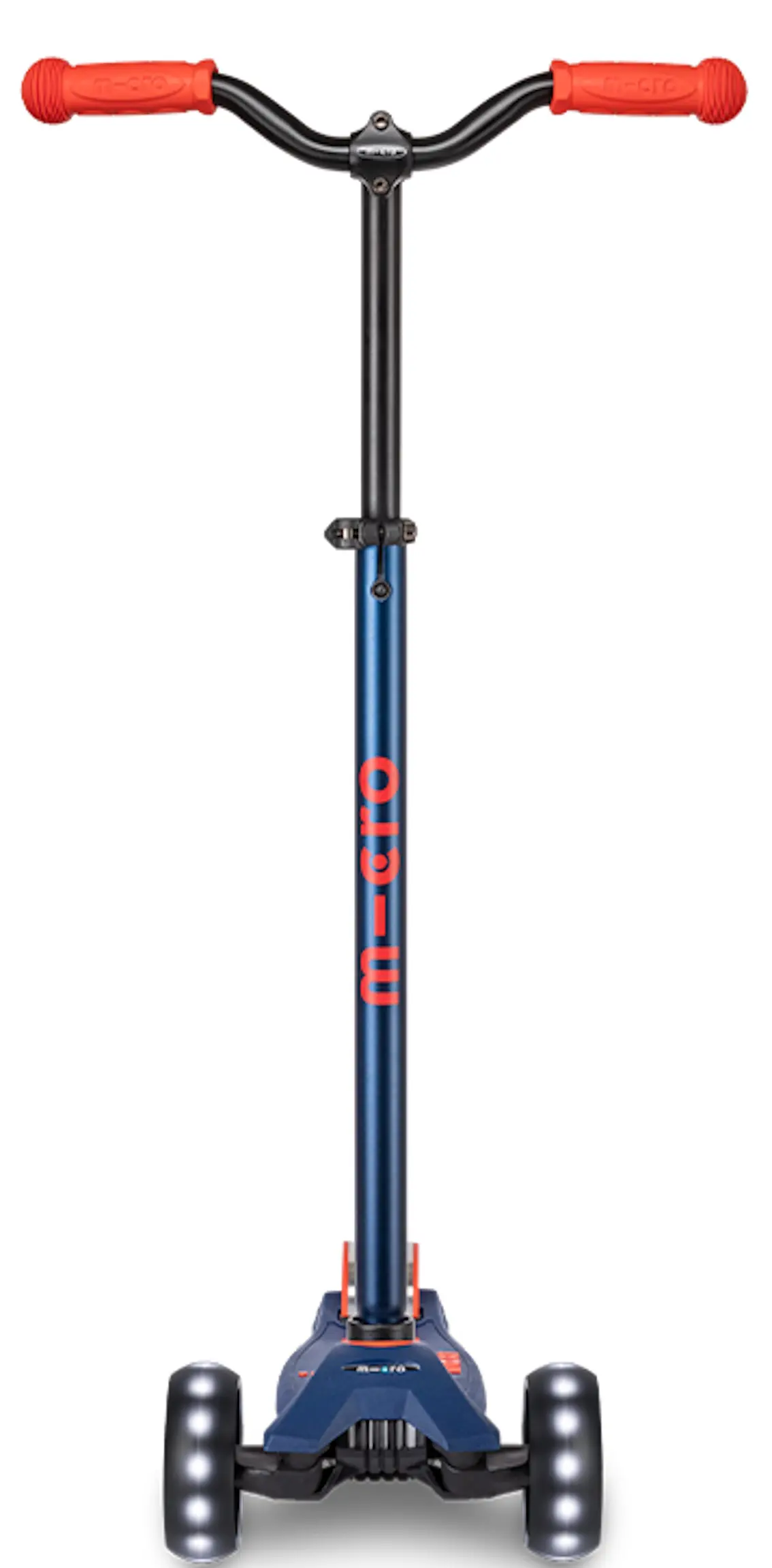 Trotineta Micro Maxi Deluxe Pro LED (Navy Red) - 4