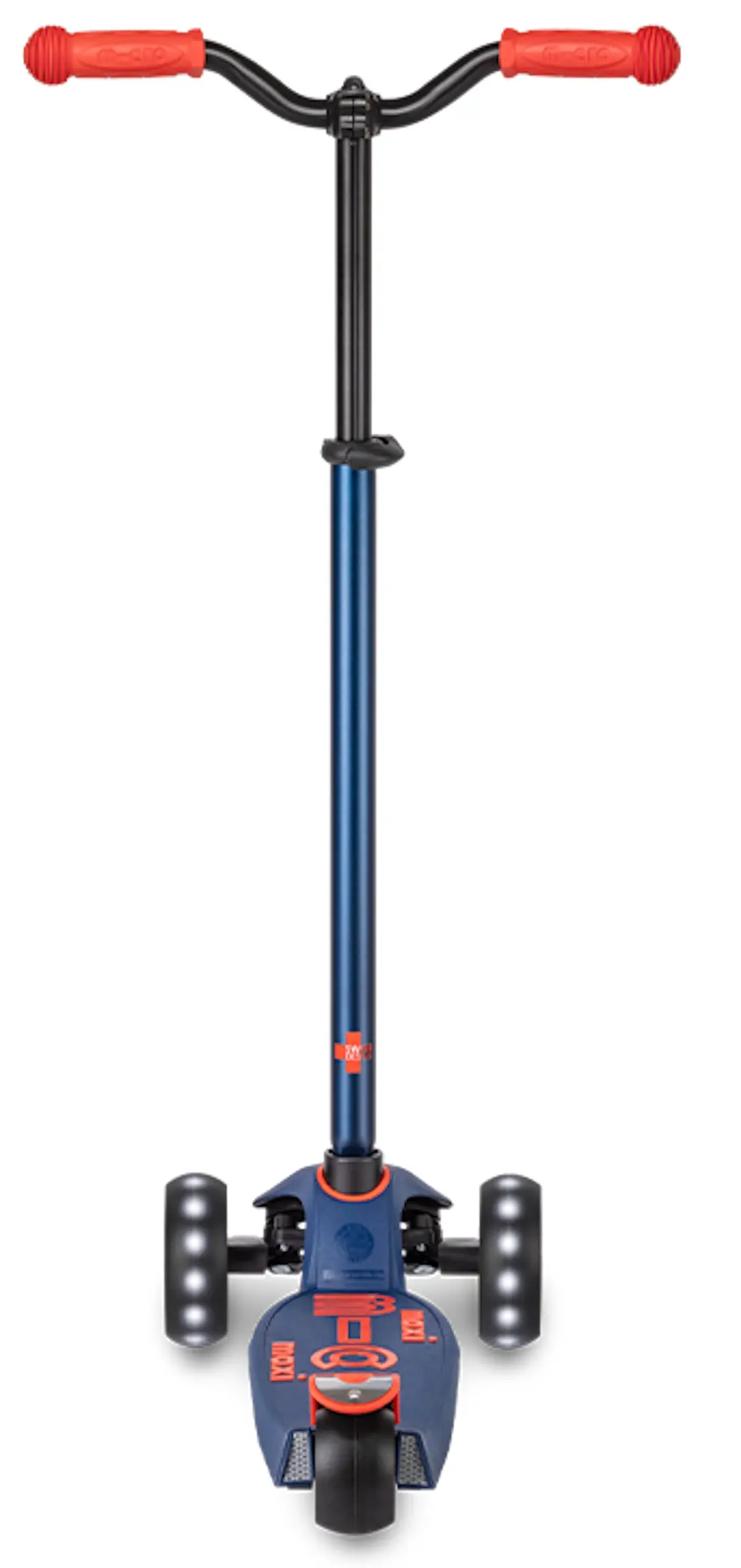Trotineta Micro Maxi Deluxe Pro LED (Navy Red) - 5