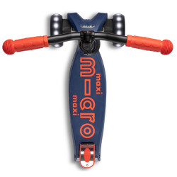 Trotineta Micro Maxi Deluxe Pro LED (Navy Red) Thumb