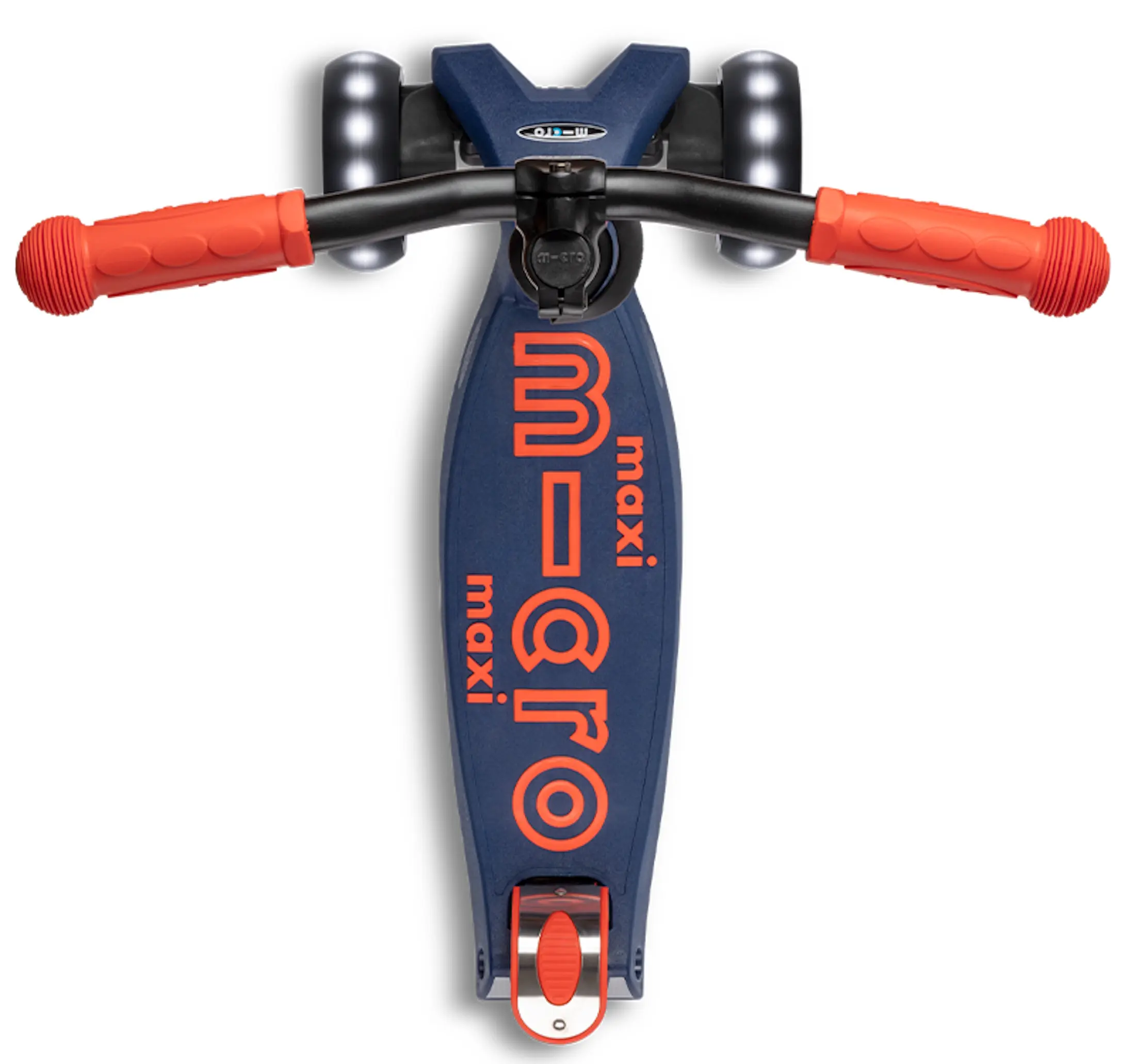 Trotineta Micro Maxi Deluxe Pro LED (Navy Red) - 6