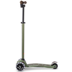 Trotineta Micro Maxi Deluxe Pro LED (Olive Green) Thumb