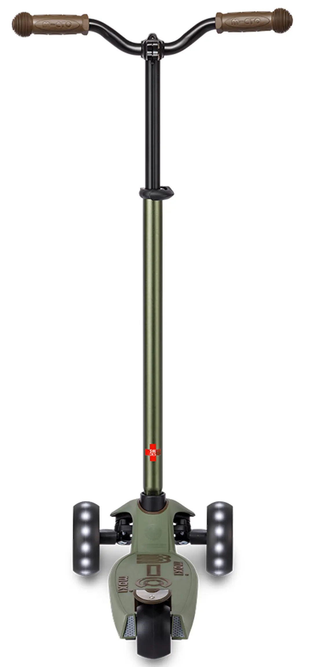 Trotineta Micro Maxi Deluxe Pro LED (Olive Green) - 3
