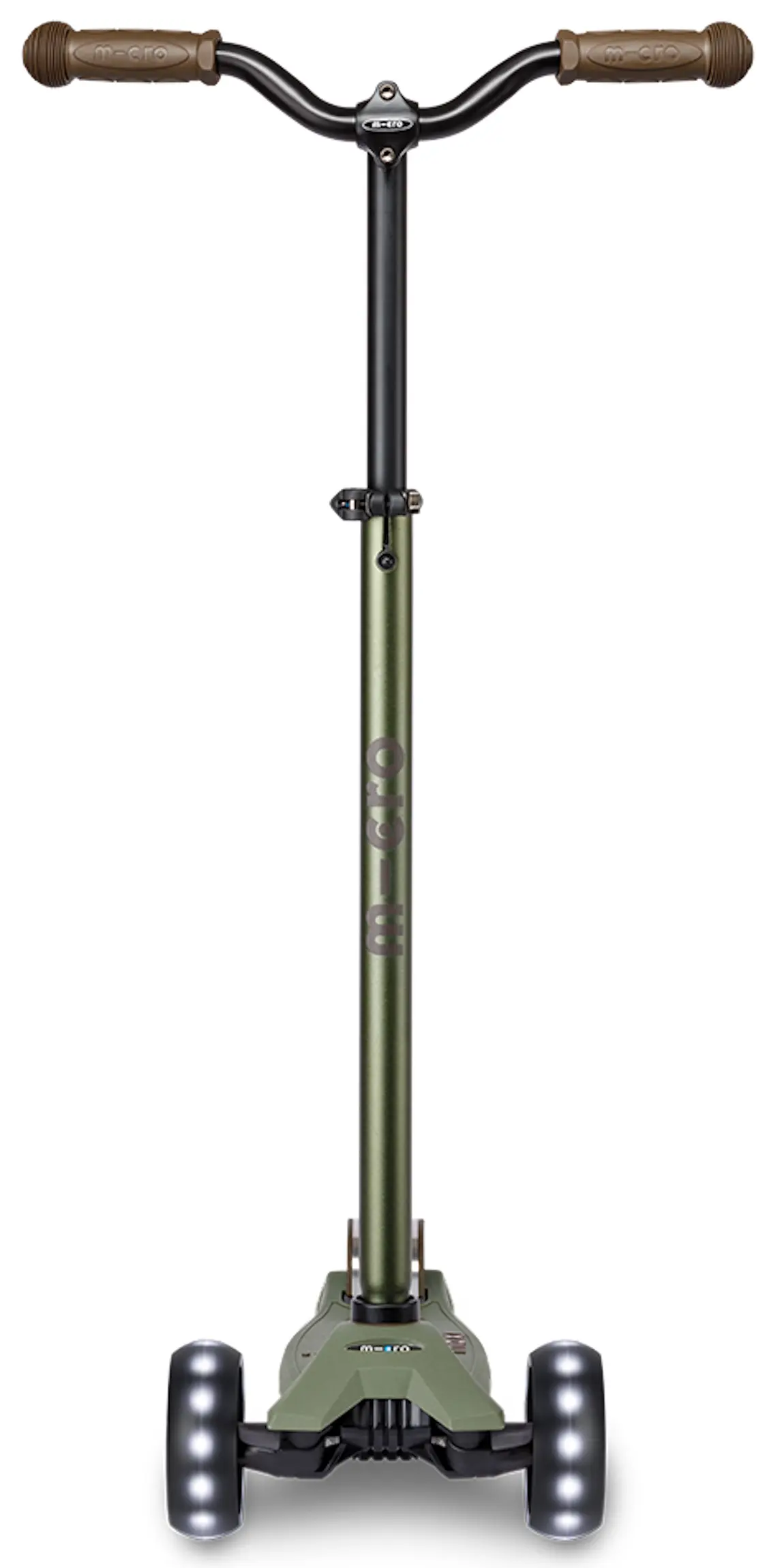 Trotineta Micro Maxi Deluxe Pro LED (Olive Green) - 4