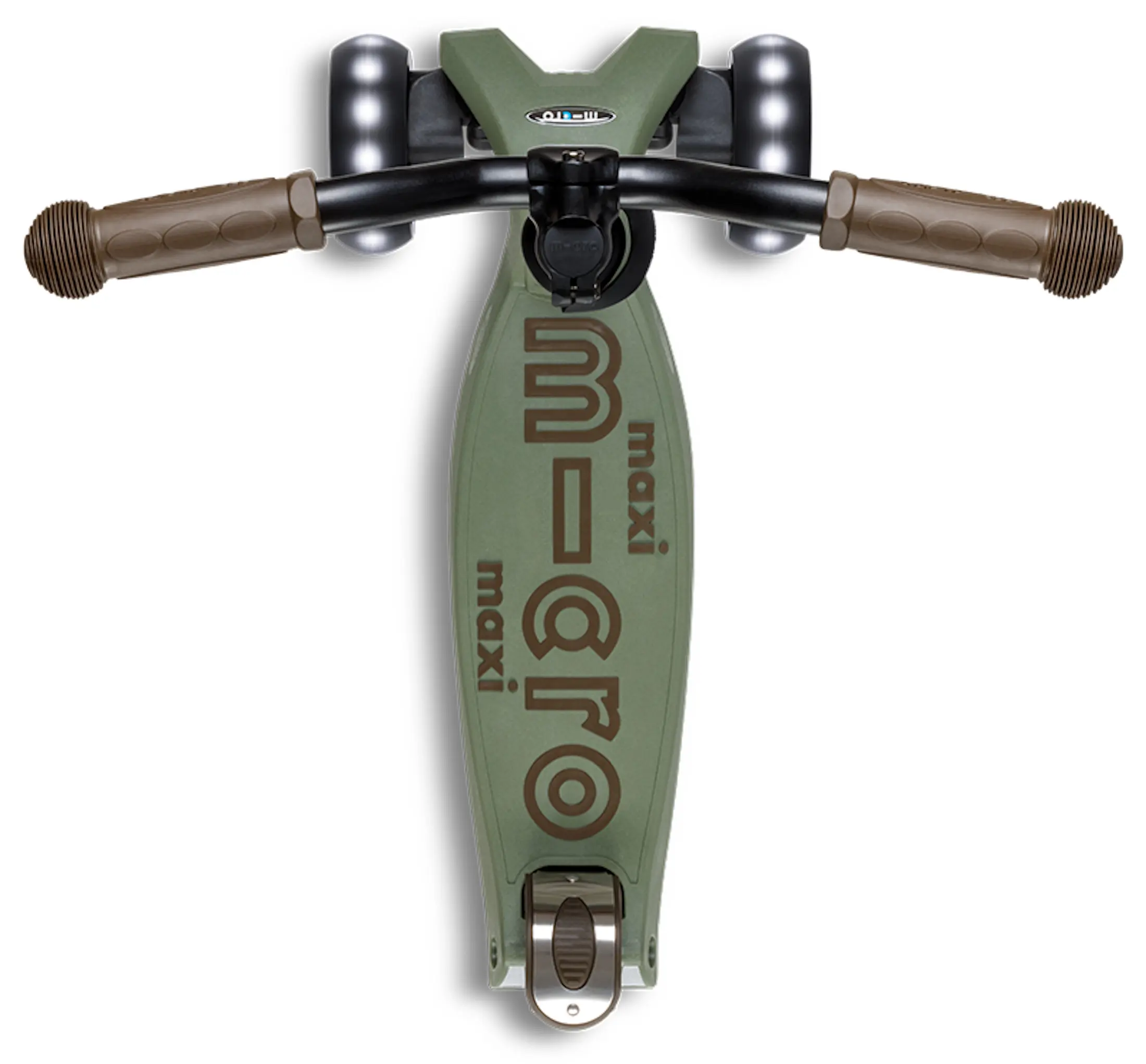 Trotineta Micro Maxi Deluxe Pro LED (Olive Green) - 5