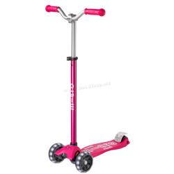 Trotineta Micro Maxi Deluxe Pro LED (Pink)