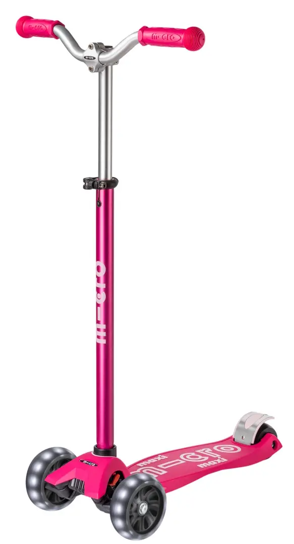 Trotineta Micro Maxi Deluxe Pro LED (Pink)