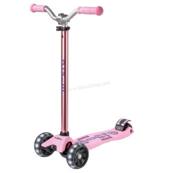 Trotineta Micro Maxi Deluxe Pro LED (Rose)