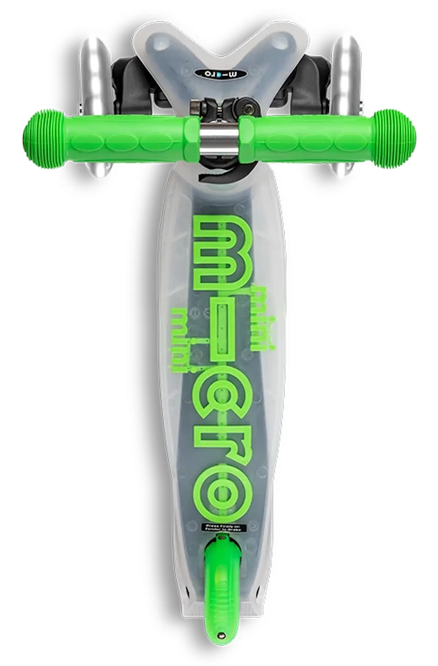 Trotineta Micro Mini Deluxe Flux LED (Neon Green) - 5