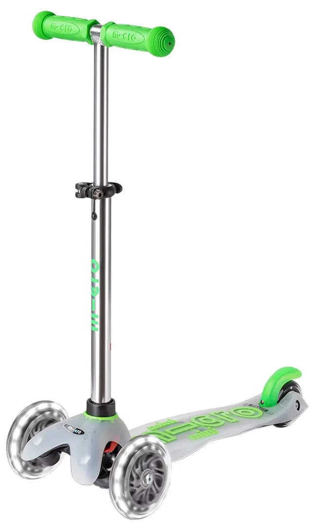 Trotineta Micro Mini Deluxe Flux LED (Neon Green)