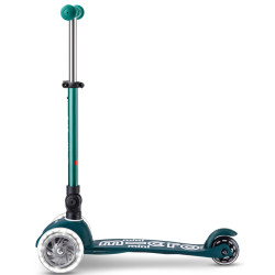 Trotineta Micro Mini Deluxe Foldable Eco LED (Green) Thumb