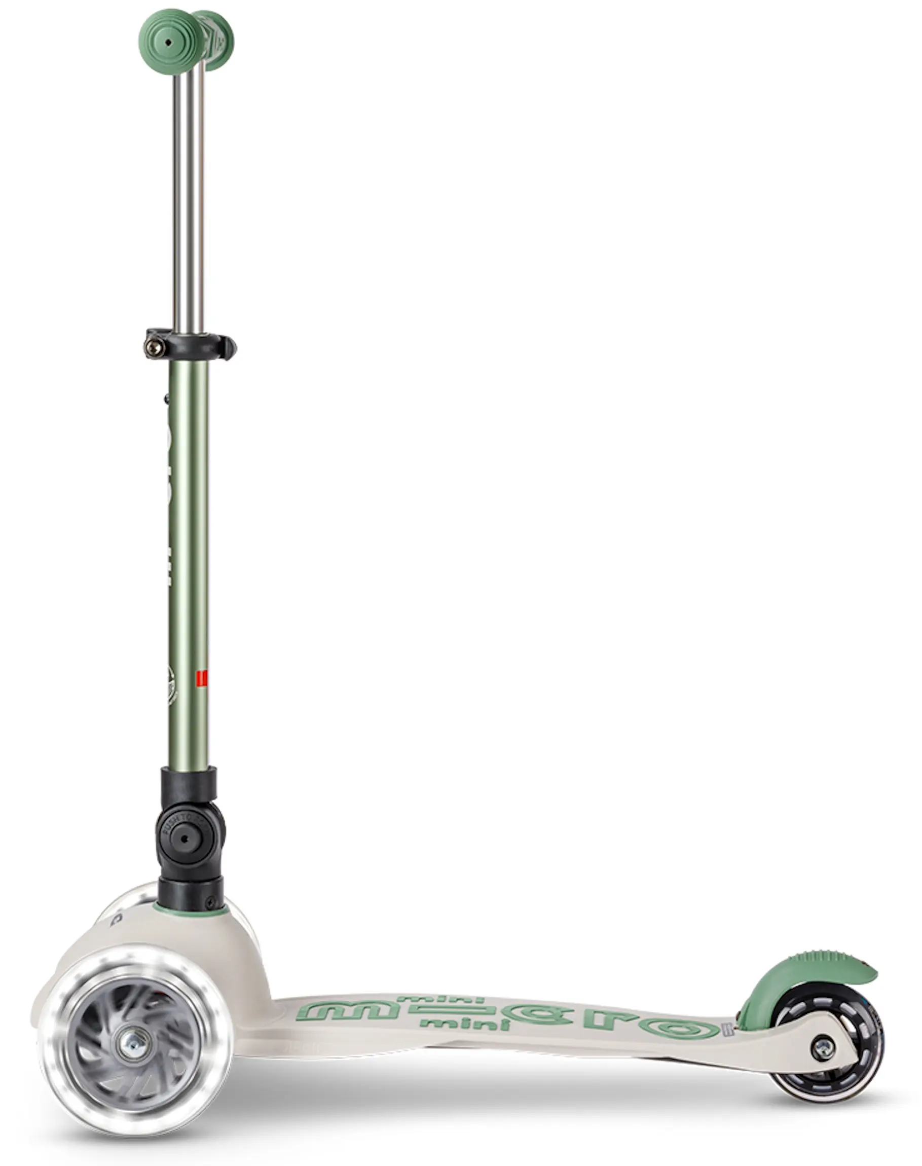 Trotineta Micro Mini Deluxe Foldable Eco LED (Pistachio Green) - 4