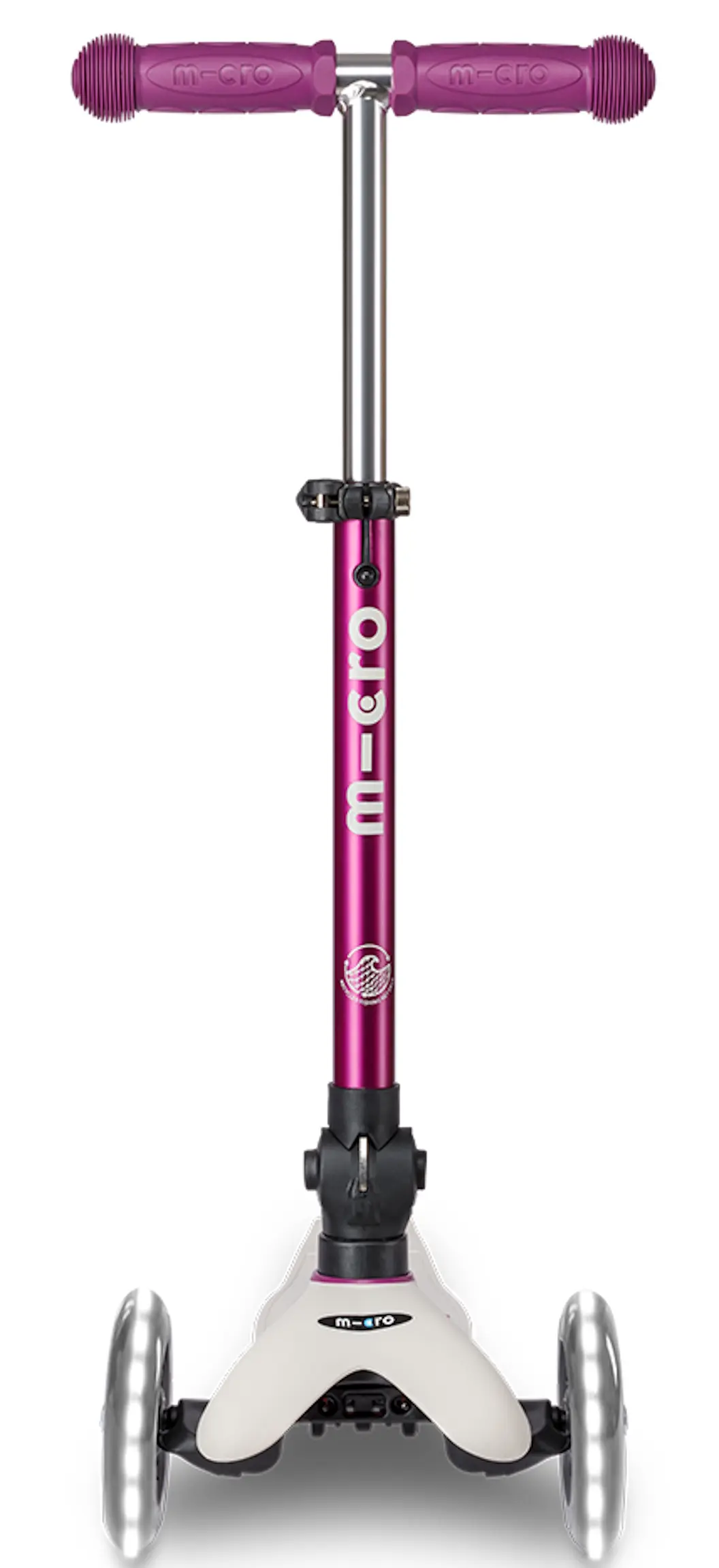 Trotineta Micro Mini Deluxe Foldable Eco LED (Tulip Purple) - 2