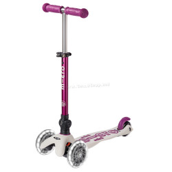 Trotineta Micro Mini Deluxe Foldable Eco LED (Tulip Purple)