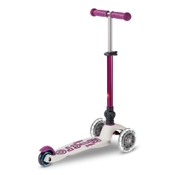Trotineta Micro Mini Deluxe Foldable Eco LED (Tulip Purple) Thumb
