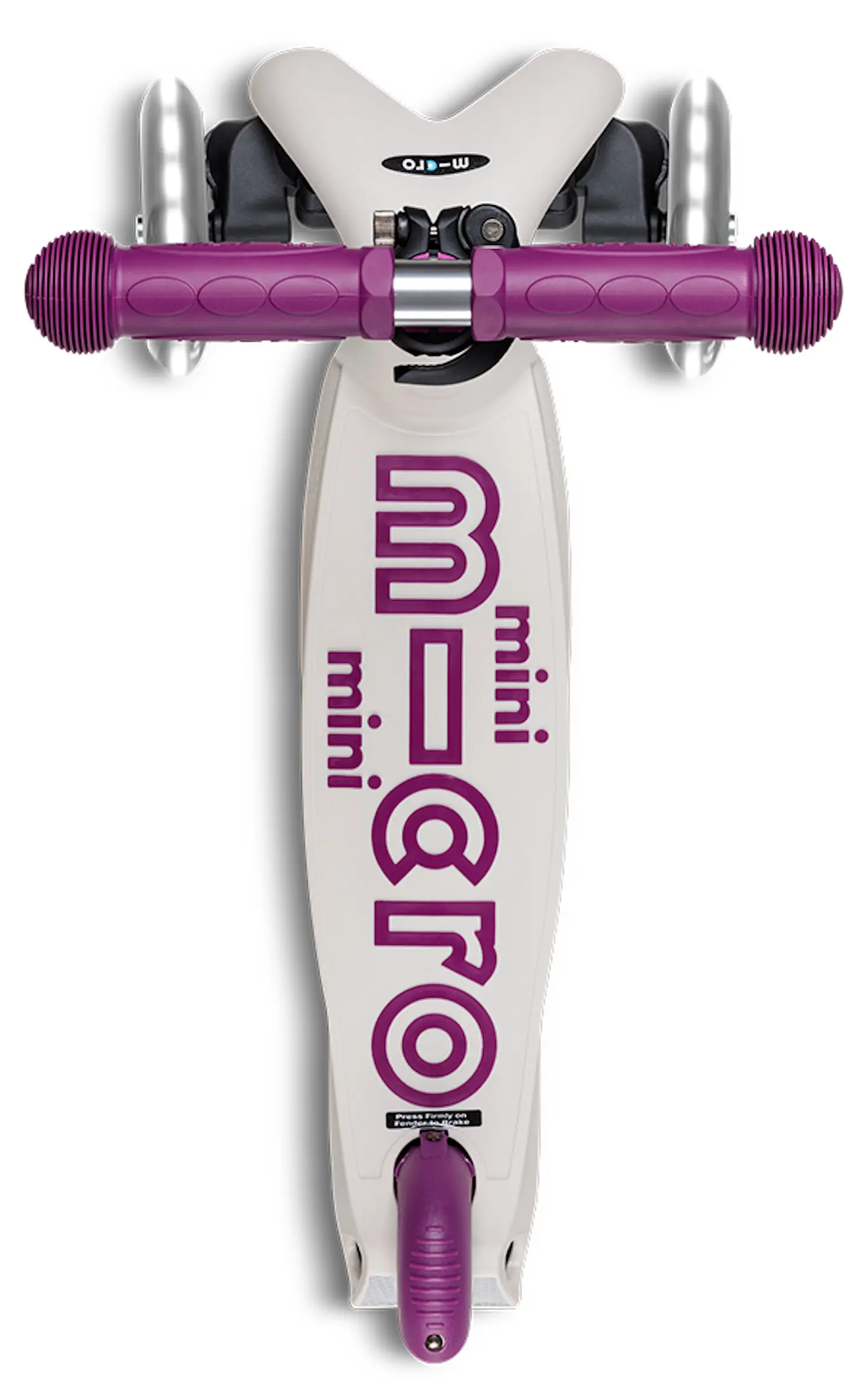 Trotineta Micro Mini Deluxe Foldable Eco LED (Tulip Purple) - 4