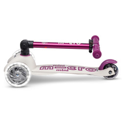 Trotineta Micro Mini Deluxe Foldable Eco LED (Tulip Purple) Thumb