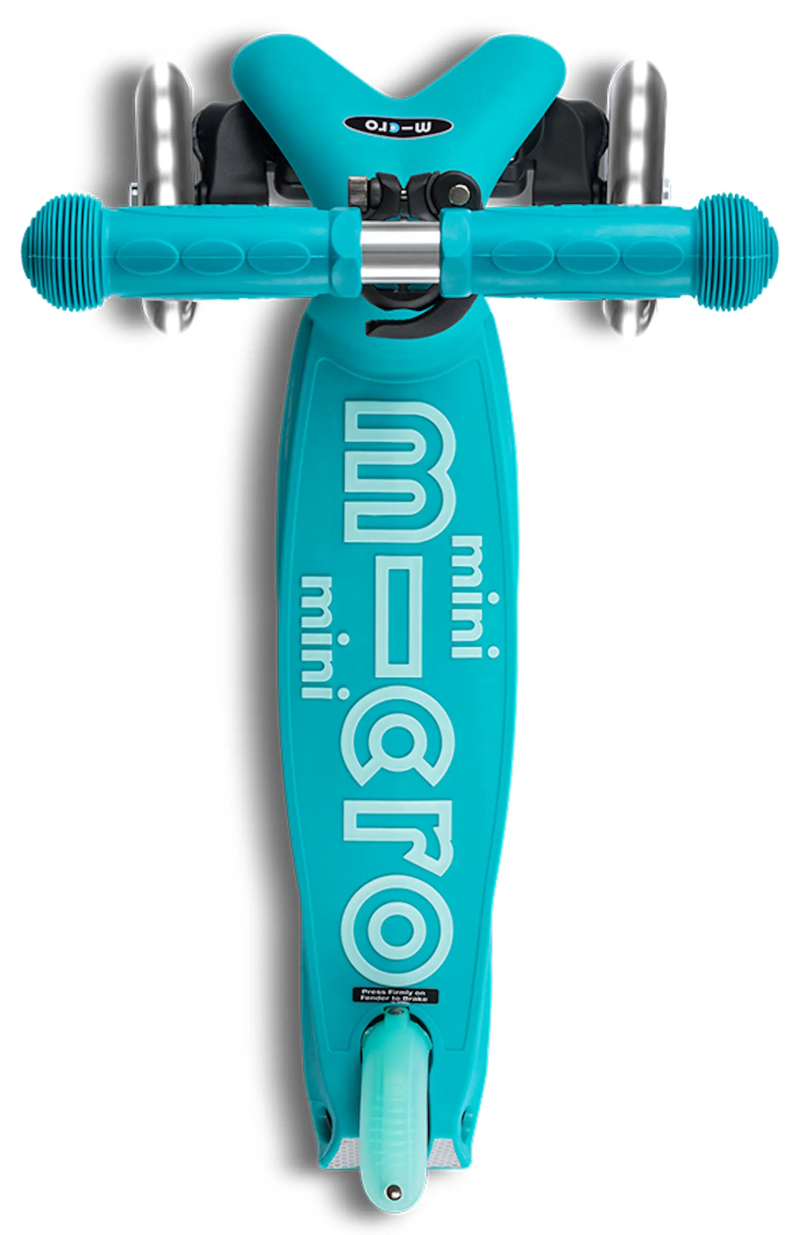 Самокат Micro Mini Deluxe Foldable LED (Aqua) - 2