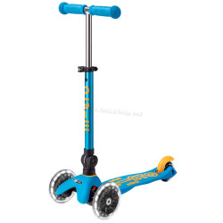 Trotineta Micro Mini Deluxe Foldable LED (Ocean Blue)