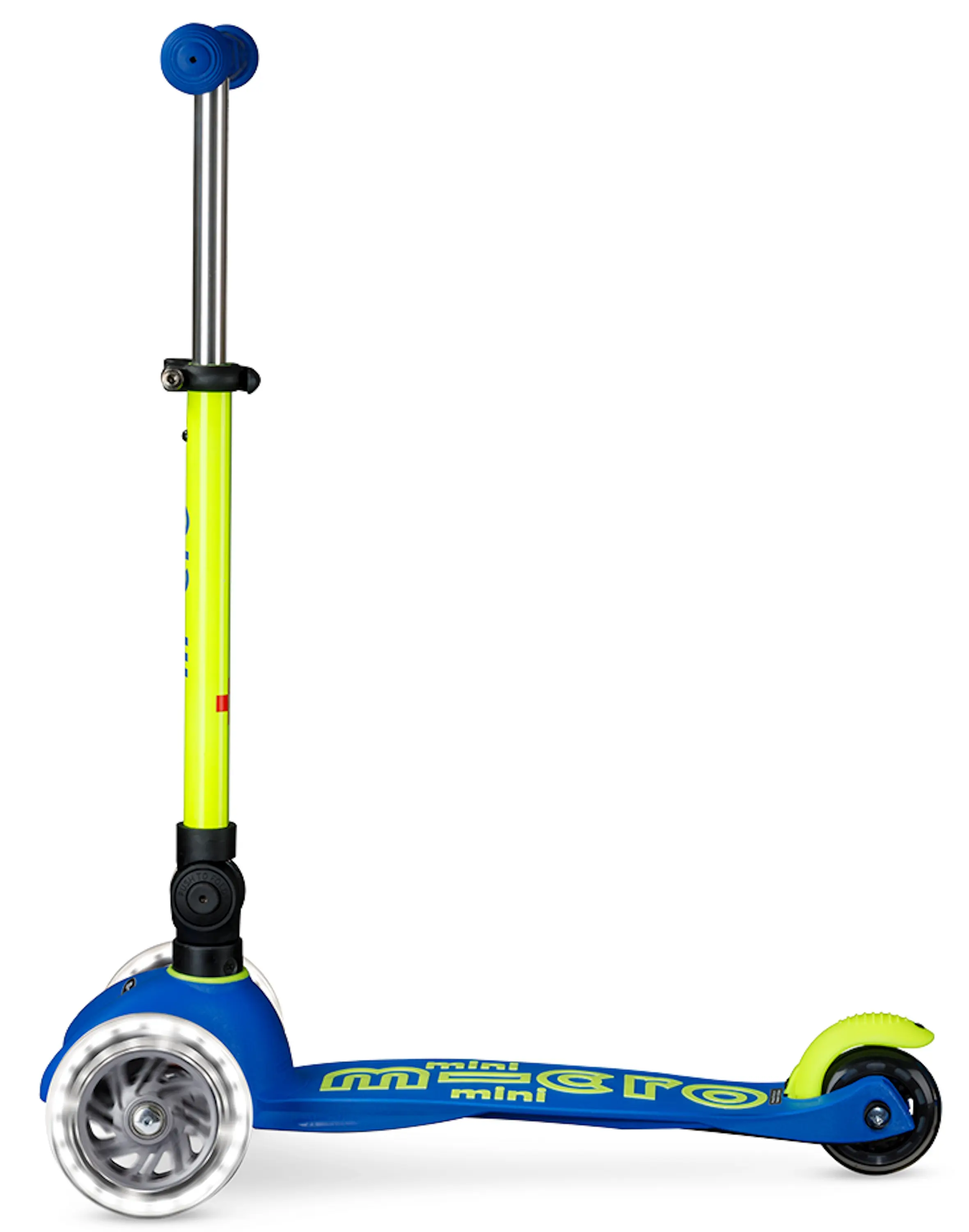 Trotineta Micro Mini Deluxe Foldable Neon LED (Canary Yellow) - 2