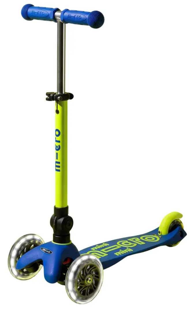 Trotineta Micro Mini Deluxe Foldable Neon LED (Canary Yellow)