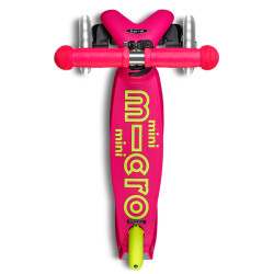 Trotineta Micro Mini Deluxe Foldable Neon LED (Flamingo Yellow) Thumb