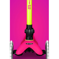 Trotineta Micro Mini Deluxe Foldable Neon LED (Flamingo Yellow) Thumb