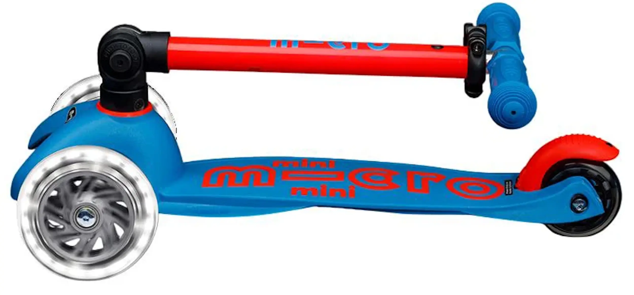 Trotineta Micro Mini Deluxe Foldable Neon LED (Flashing Red) - 3