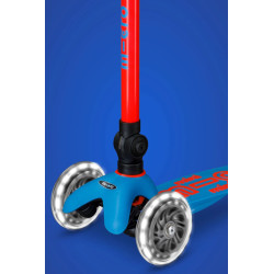Trotineta Micro Mini Deluxe Foldable Neon LED (Flashing Red) Thumb