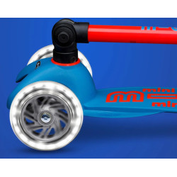 Trotineta Micro Mini Deluxe Foldable Neon LED (Flashing Red) Thumb