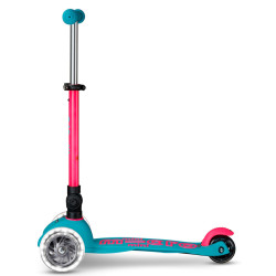 Trotineta Micro Mini Deluxe Foldable Neon LED (Marine Pink) Thumb