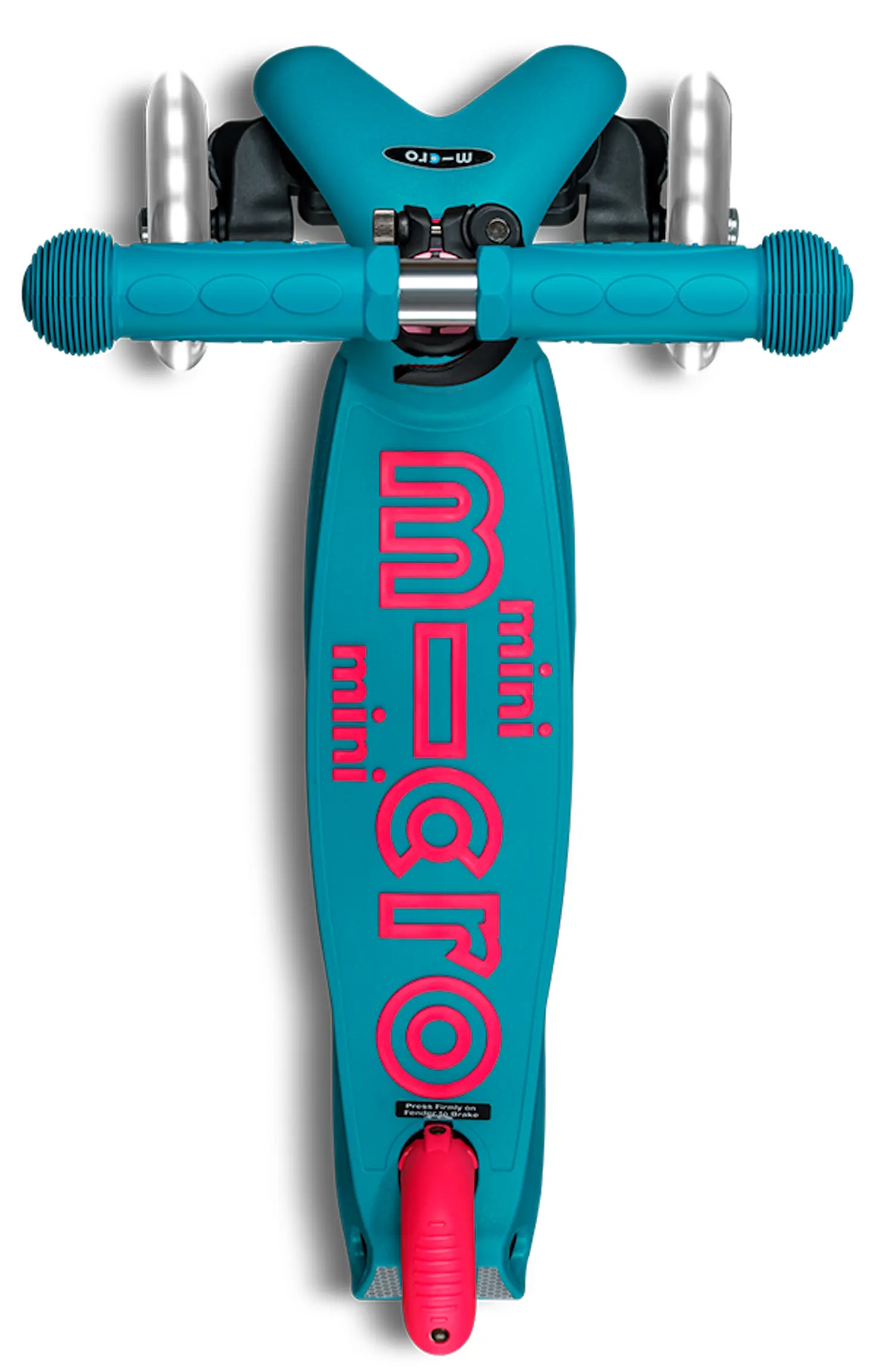 Trotineta Micro Mini Deluxe Foldable Neon LED (Marine Pink) - 3