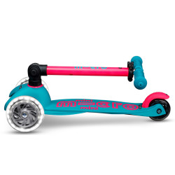 Trotineta Micro Mini Deluxe Foldable Neon LED (Marine Pink) Thumb