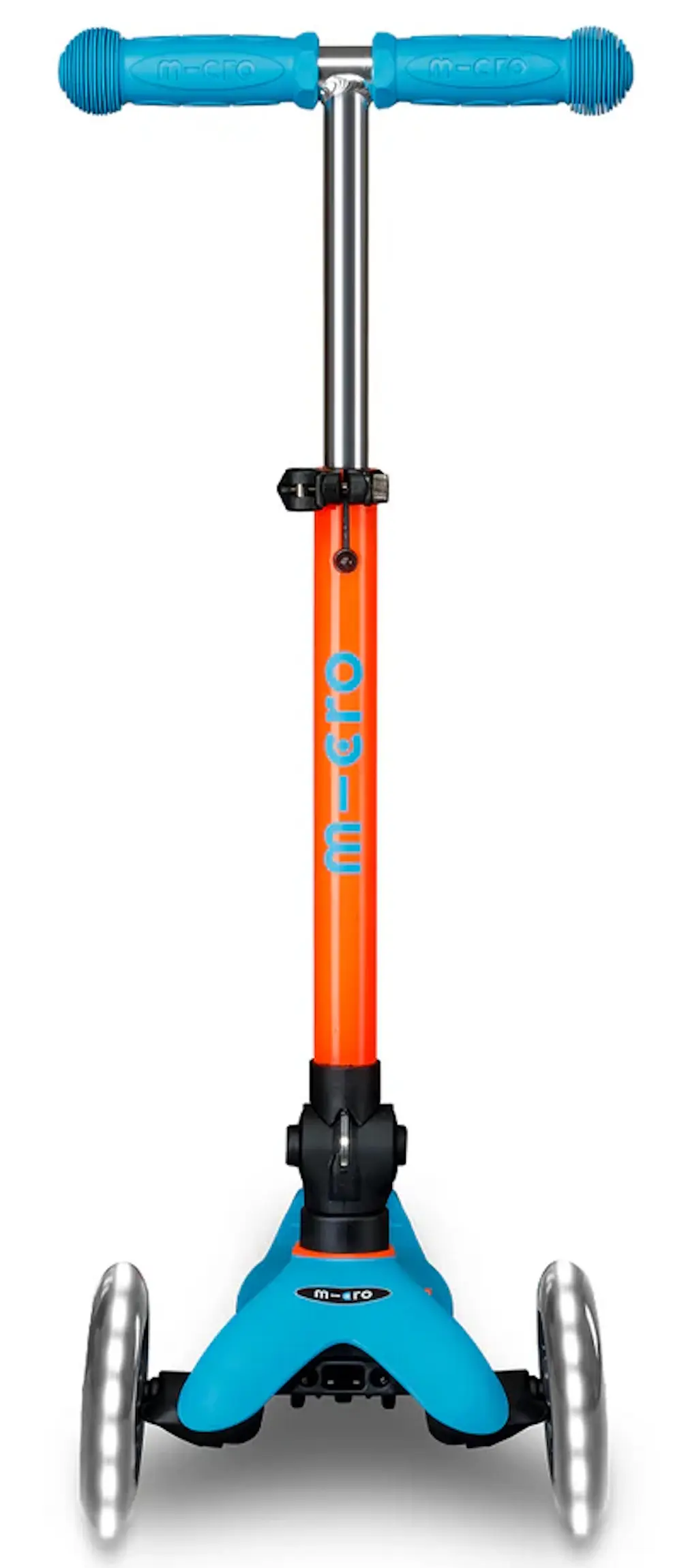 Trotineta Micro Mini Deluxe Foldable Neon LED (Sunset Orange) - 3