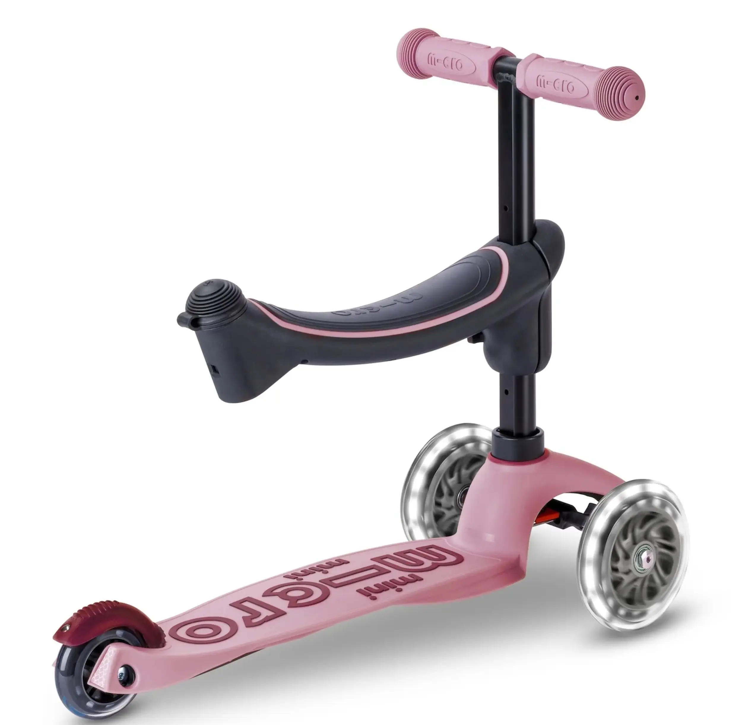 Trotineta Micro Mini2Grow Deluxe LED 2.0 (Dusty Rose) - 5