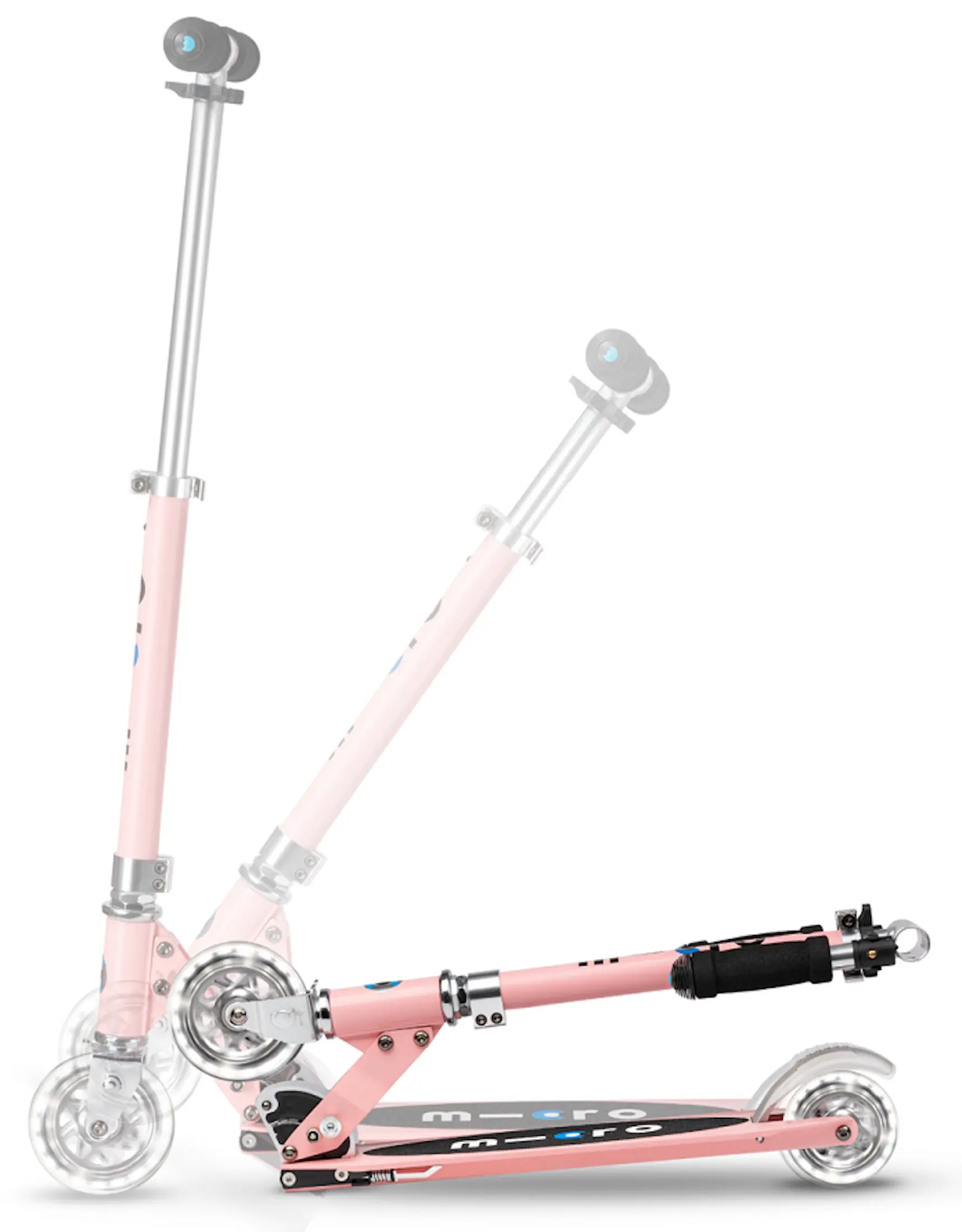 Trotineta Micro Sprite LED (Neon Rose) - 5