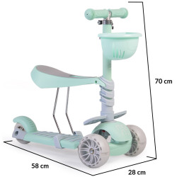 Trotineta Moni Bubblegum (Green) Thumb