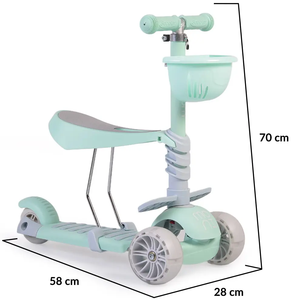 Trotineta Moni Bubblegum (Green)