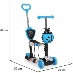 Trotineta Moni Lollipop (Blue) Thumb