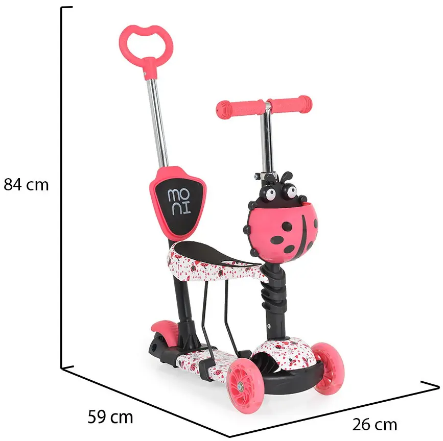 Trotineta Moni Lollipop (Red)