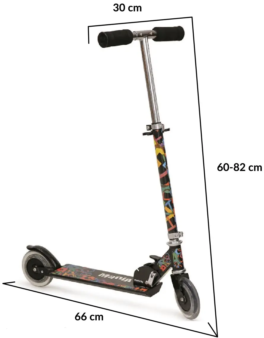 Trotineta Moni Magic (Black)