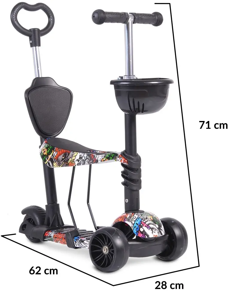 Trotineta Moni Pixy MC-08C (Black)